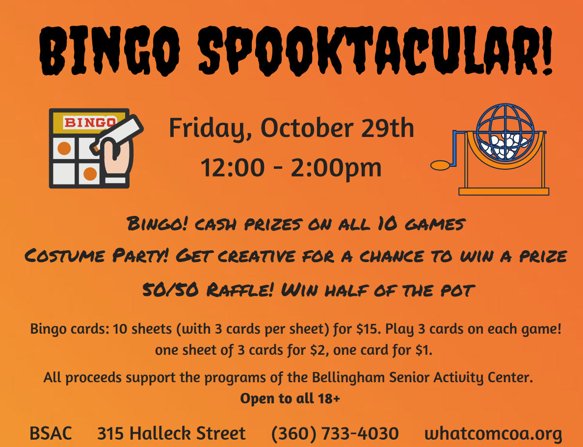 Bingo Spooktacular flyer