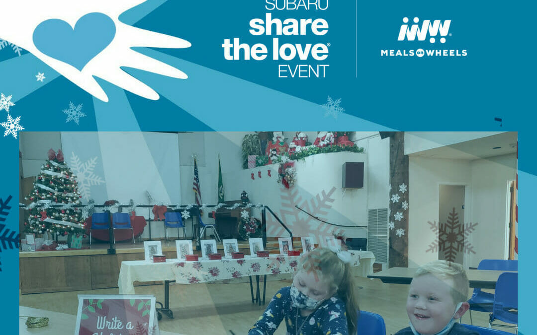 Meals on Wheels and More Partners with Dewey Griffin Subaru for a Holiday Card Campaign as Part of the 2021 Subaru Share the Love Event